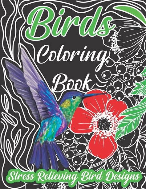 Colorful Bird Adult Coloring Book Stress Relieving Bird Designs for Adults PDF