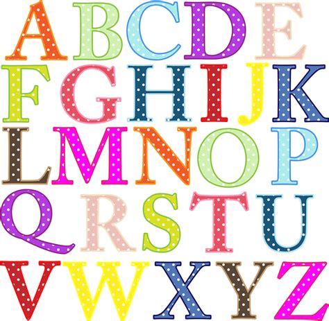 Colorful Printable Alphabet Letters