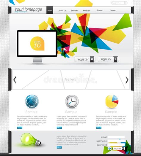 Colorful Website Templates