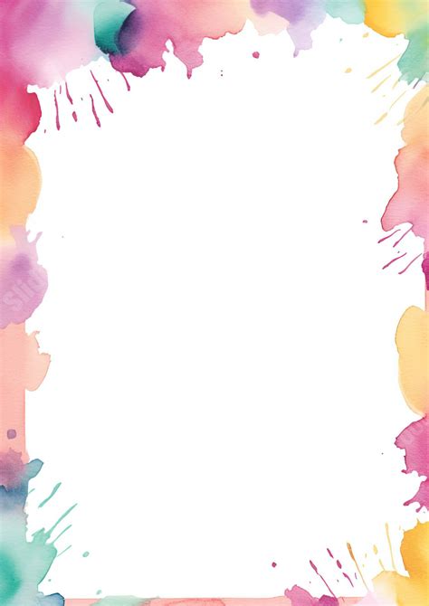 Colorful Word Templates Free Download