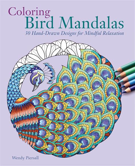 Coloring Bird Mandalas 30 Hand-drawn Designs for Mindful Relaxation Kindle Editon