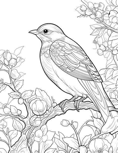 Coloring Book Of Birds Coloring Books Volume 8 Reader