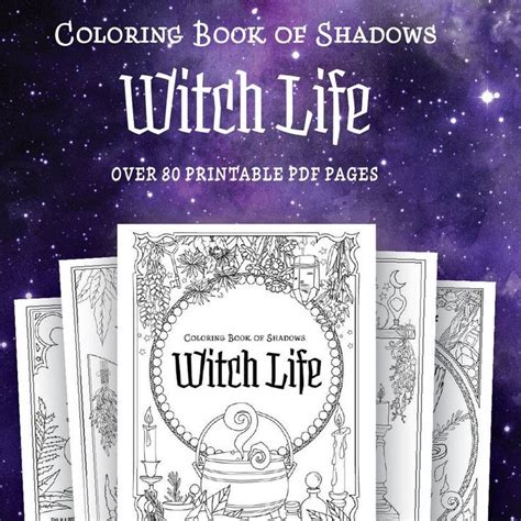 Coloring Book of Shadows Witch Life PDF