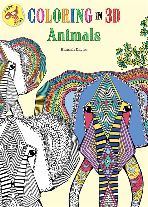 Coloring in 3D Animals PDF