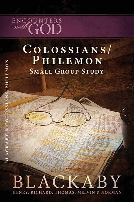 Colossians Philemon Encounters With God Epub