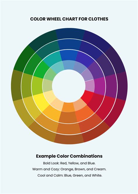 Colour Wheel Chart For Clothes