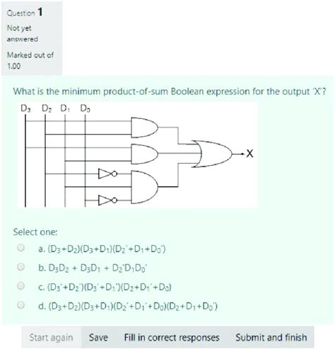 Combinational Circuit Multiple Choice Questions With Answers PDF