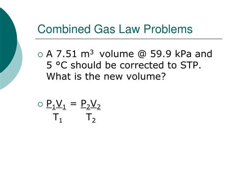 Combined Gas Law Sample Problems With Solutions Reader