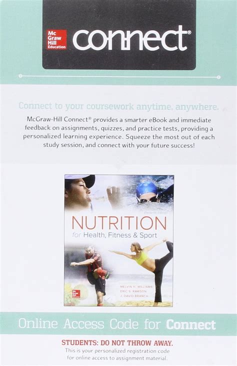 Combo Nutrition for Health Fitness and Sport with Media Ops Setup ISBN One Semester Access Card PDF