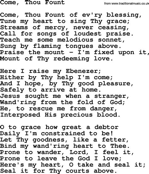 Come Thou Fount SSAaltend pdf Reader
