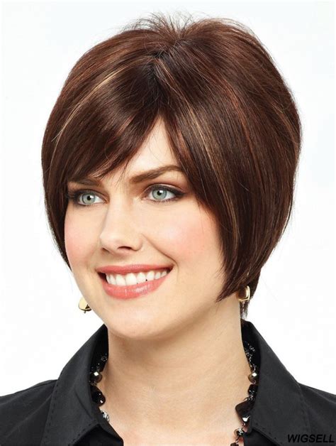 Comfortable 52 Styles Auburn Straight Short Lace Front Wigs