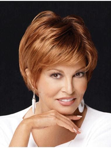 Comfortable Auburn Straight Short Lace Front Wigs