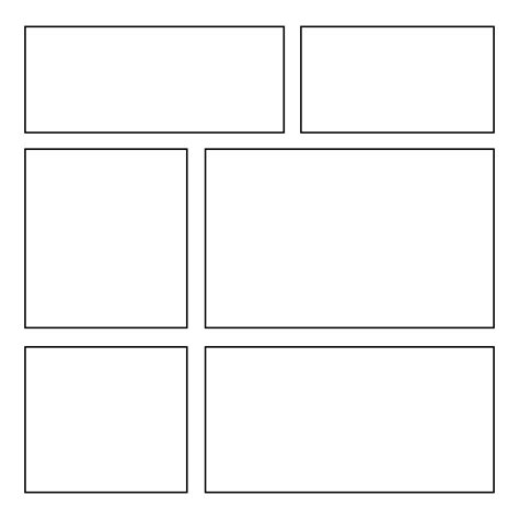 Comic Book Panel Templates