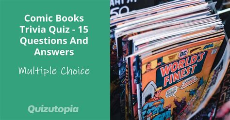 Comic Book Trivia Questions And Answers Reader