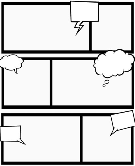 Comic Strip Template