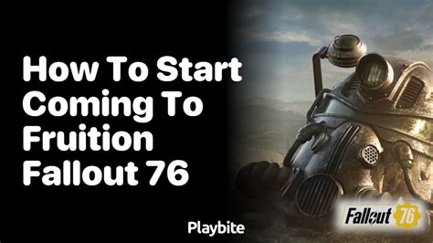 Coming to Fruition: The Evolution of Fallout 76