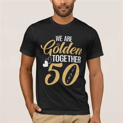 Commemorate Golden Milestones with 50th Anniversary T-Shirts