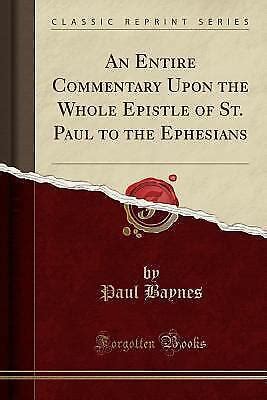 Commentary Upon the Epistle of Saint Paul to the Romans Classic Reprint PDF