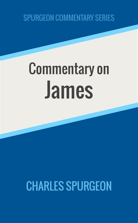 Commentary on James Spurgeon Commentary Series Epub