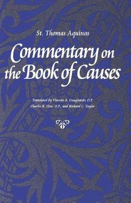 Commentary on the Book of Causes Thomas Aquinas in Translation by Thomas Aquinas 1996-04-01 Epub