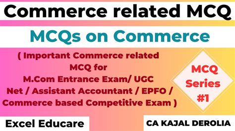 Commerce Multiple Question With Answer PDF