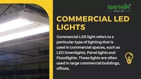 Commercial LED Lights: The Ultimate Guide to Energy Efficiency and Brilliance