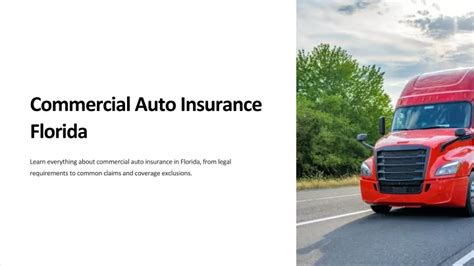 Commercial Vehicle Insurance in Florida: The Ultimate Guide