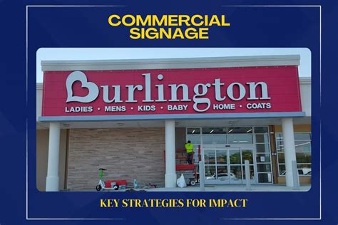 Commercial signage: