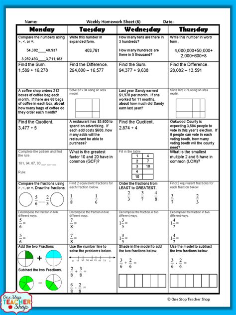 Common Core 4th Grade Math Lesson 4 Homework 4 3 Answer Key Ebook Kindle Editon