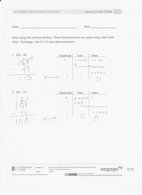 Common Core Lesson 24 Answer PDF