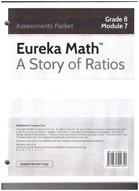 Common Core Mathematics, A Story of Ratios, Grade 8, Module 4 Linear Equations Kindle Editon