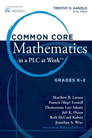 Common Core Mathematics in a PLC at Work Grades K 2 Epub