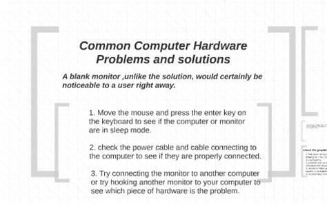 Common Hardware Problems And Solutions PDF