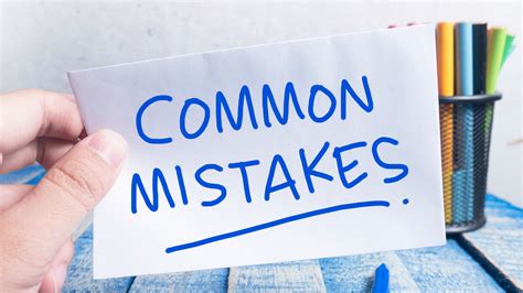 Common Mistakes: