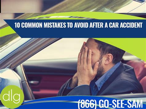 Common Mistakes to Avoid After an Accident