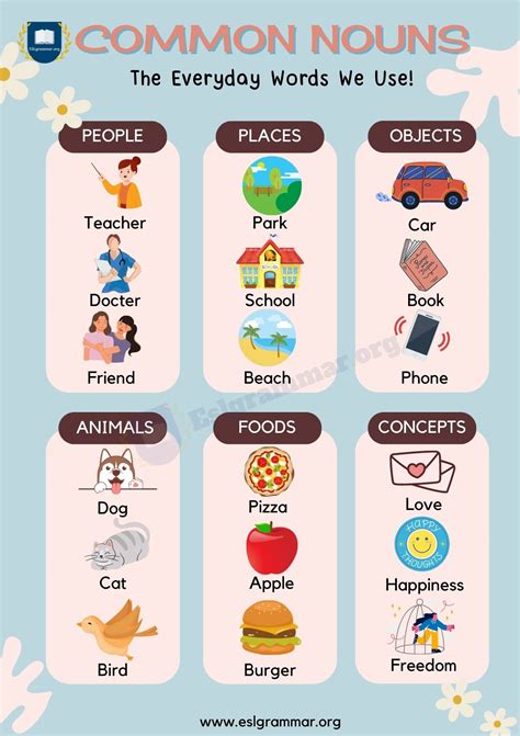 Common Nouns