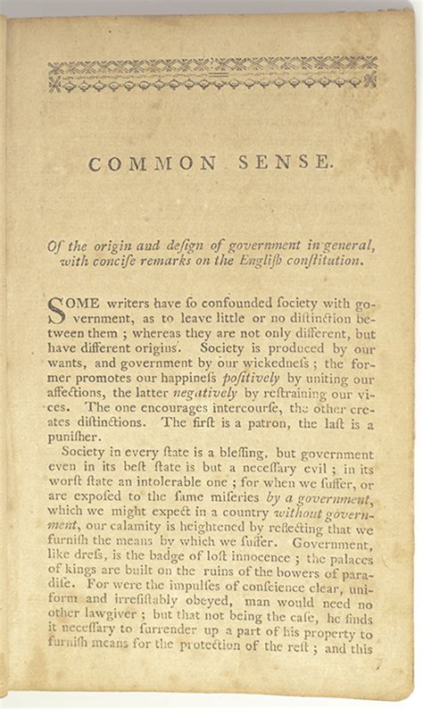 Common Sense Addressed to the Inhabitants of America on the Following Interesting Subjects I of the Origin and Design of Government in General and Hereditary Succession III Thought Kindle Editon