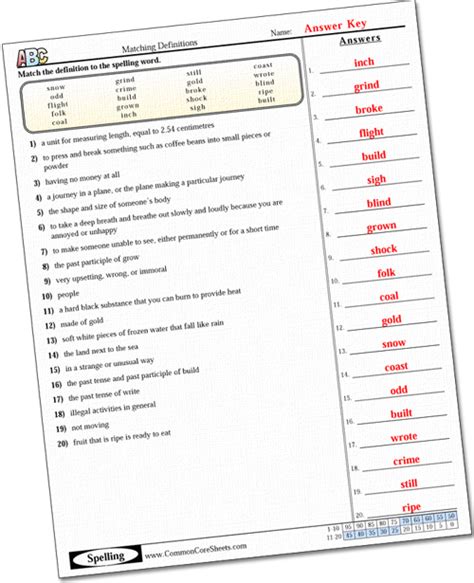 Commoncoresheets Answers Doc