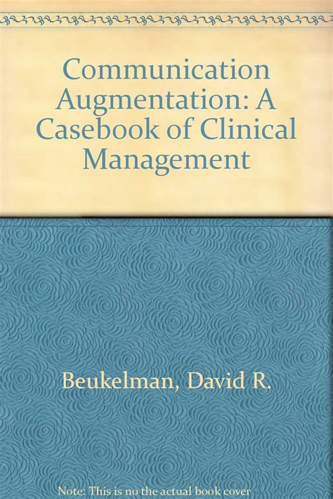 Communication Augmentation A Casebook of Clinical Management Doc