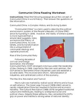 Communist Triumph In China Answer Key Reader