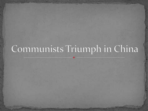 Communists Triumph In China Answers Epub