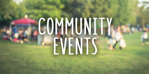 Community Events: