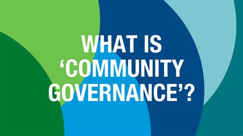 Community Governance: