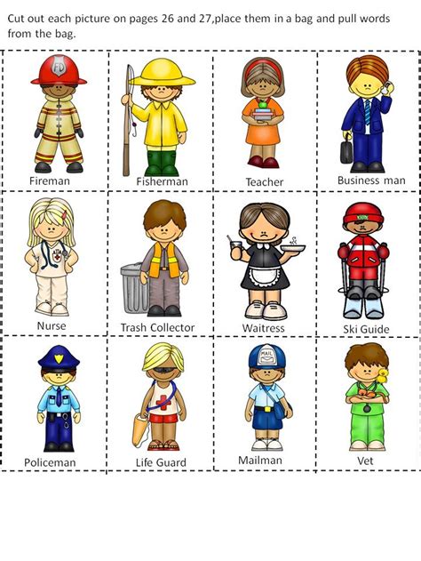 Community Helpers Free Printables