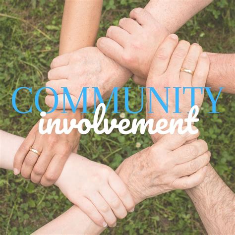 Community Involvement: