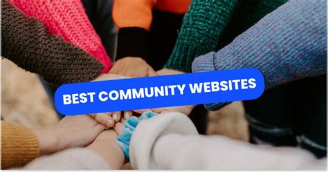 Community Websites and Forums: