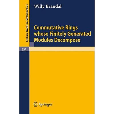 Commutative Rings whose Finitely Generated Modules Decompose Kindle Editon