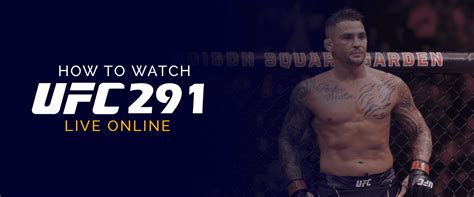 Como assistir ao UFC 291 ao vivo