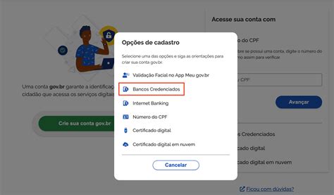 Como se Cadastrar para uma Conta