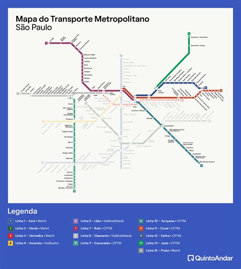 Como utilizar o Mapa da CPTM SP